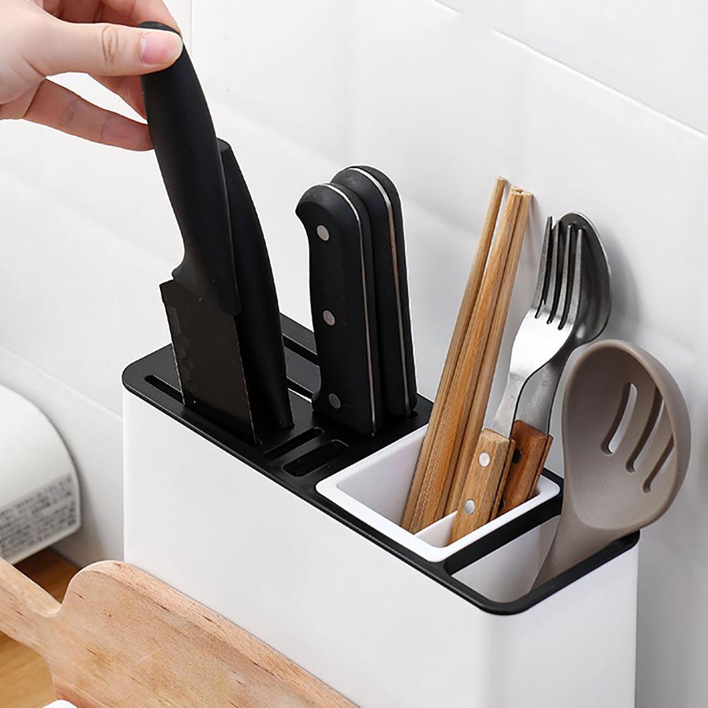 Kitchen Utensil & Knife Storage Holder | Countertop Organizer Rack
