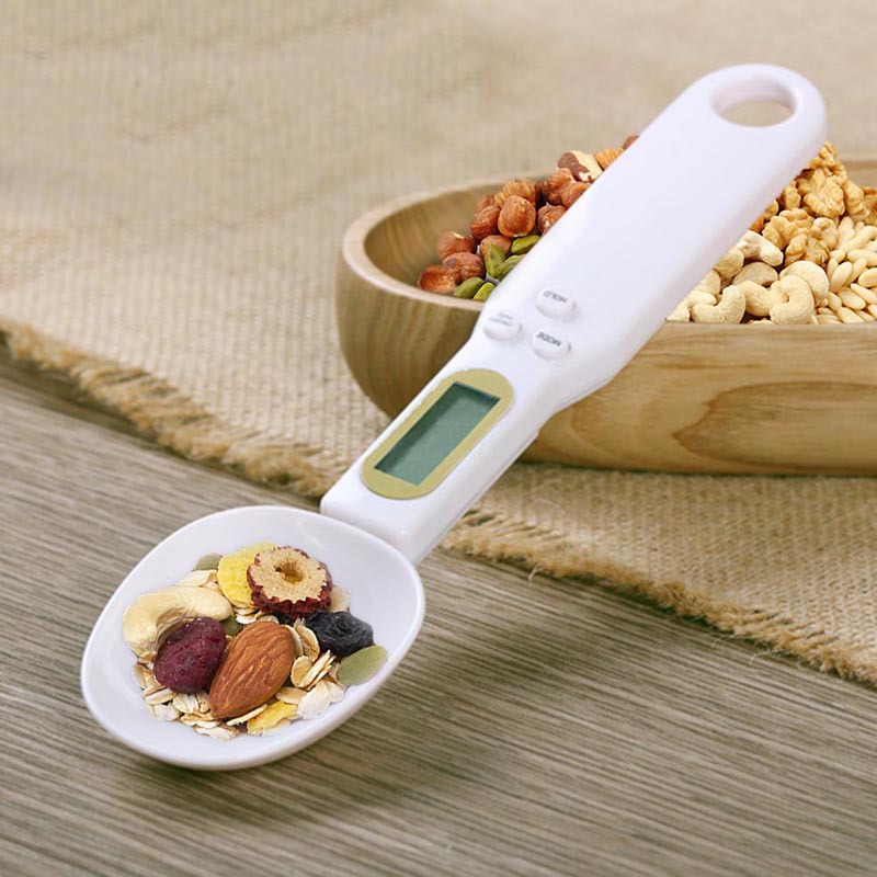 Digital Measuring Spoon Scale with LCD Display | Kitchen Food Scale