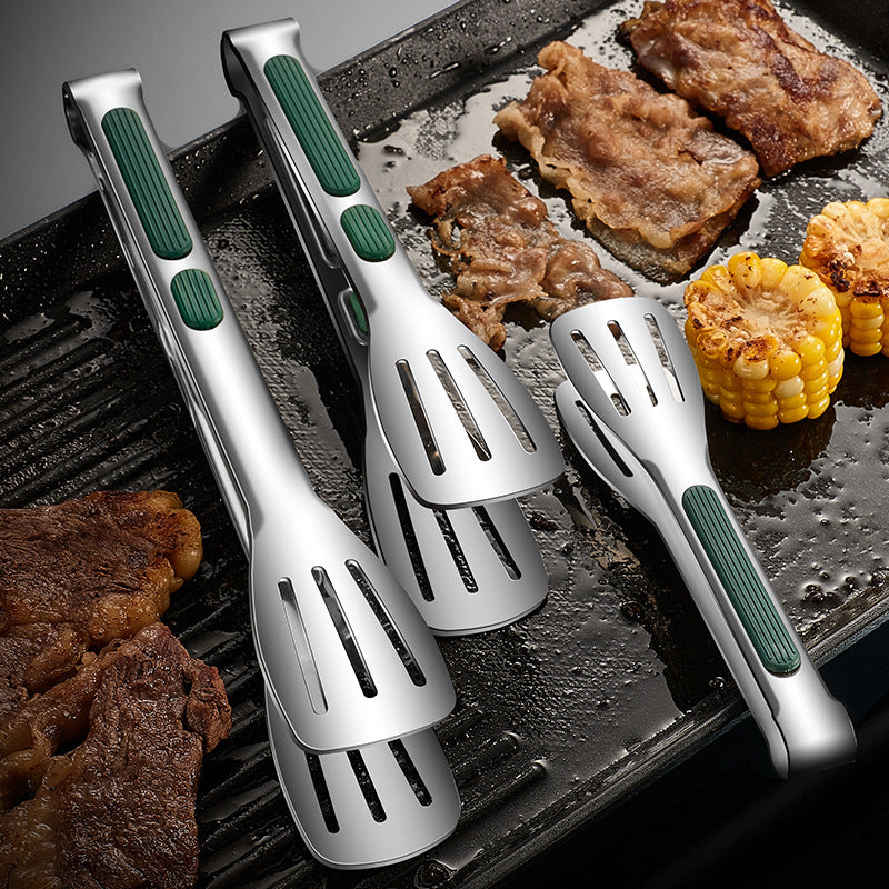 Stainless Steel Kitchen Tongs (7, 9, 12 Inch) | Cooking & BBQ Tool