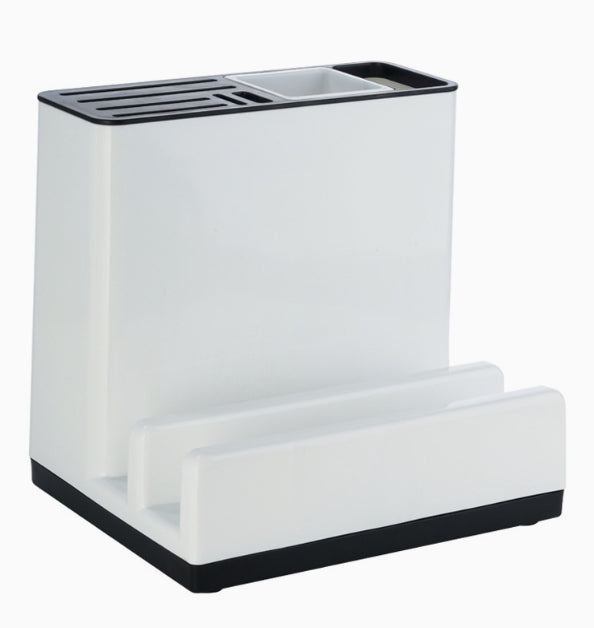 Kitchen Utensil & Knife Storage Holder | Countertop Organizer Rack