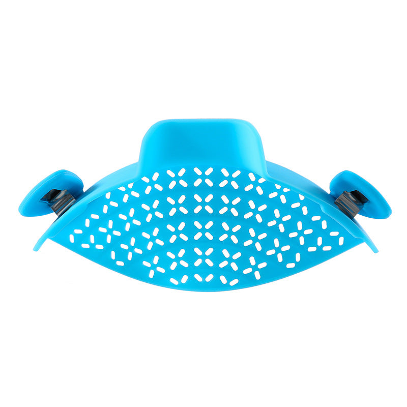 Silicone Pot Side Drain Strainer | Clip-On Kitchen Drainer