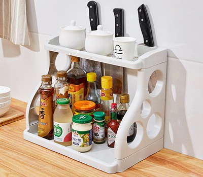 Multi-Layer Kitchen Storage Rack | Countertop Organizer Shelf