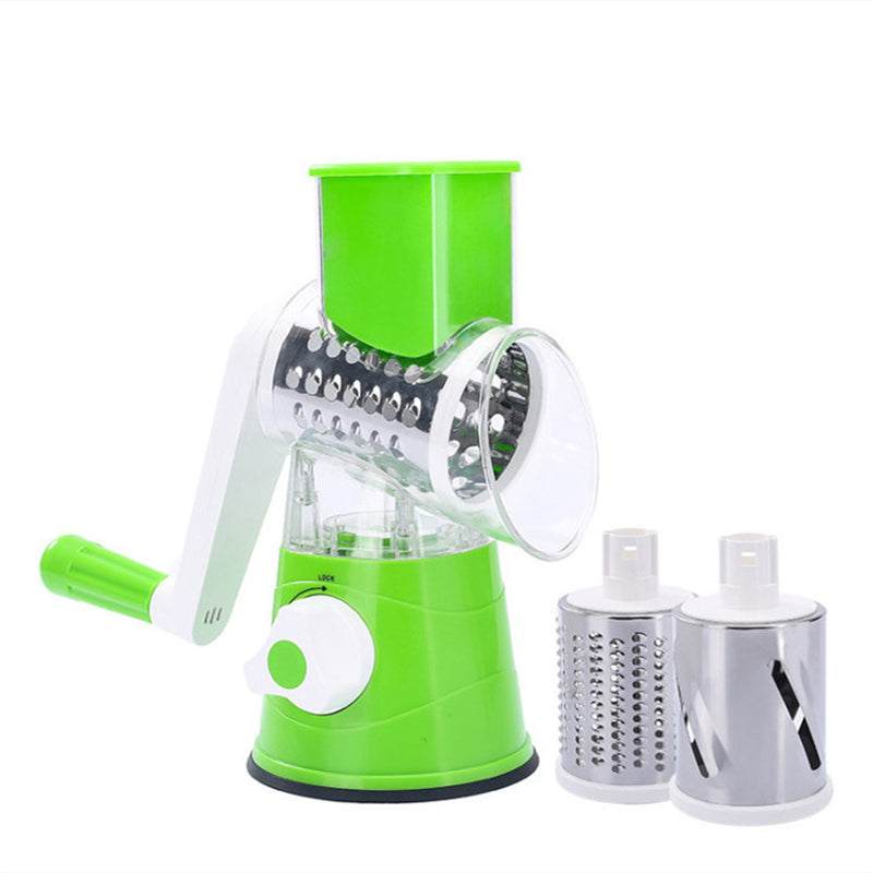 Manual Vegetable Cutter with Hand Crank | Kitchen Slicer Tool