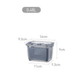 Refrigerator Storage Container with Drain Tray | Fruit & Vegetable Organizer