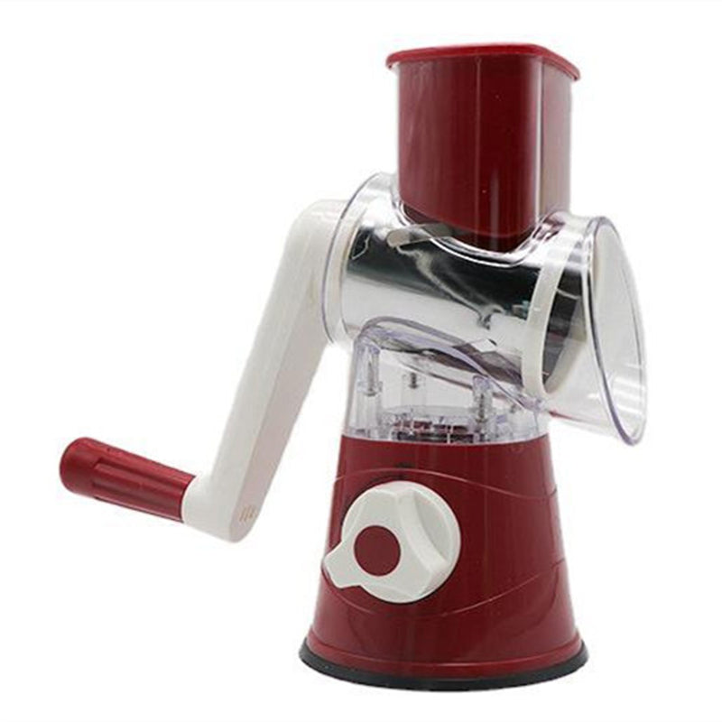 Manual Vegetable Cutter with Hand Crank | Kitchen Slicer Tool