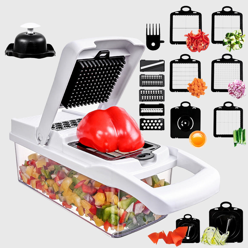 Vegetable Chopper & Slicer Set | Multi-Piece Kitchen Cutter