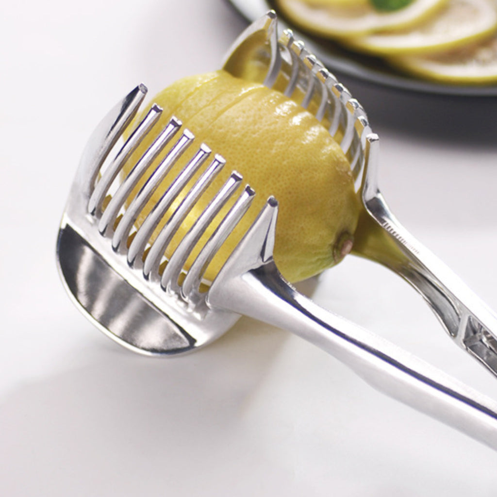 Lemon Slicer & Holder | Kitchen Fruit Cutting Tool