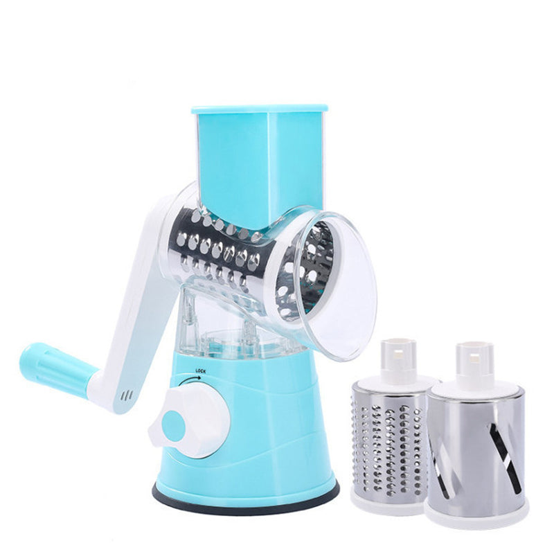 Manual Vegetable Cutter with Hand Crank | Kitchen Slicer Tool