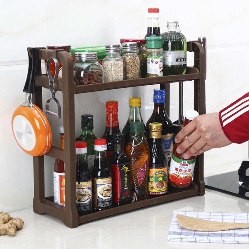 Multi-Layer Kitchen Storage Rack | Countertop Organizer Shelf