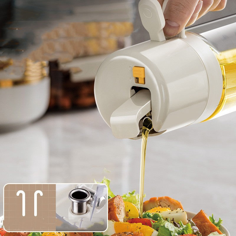 2-in-1 Oil Sprayer & Pour Bottle | Kitchen Oil Dispenser