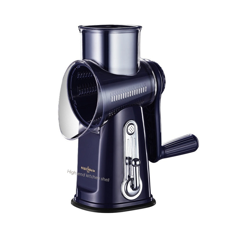 Manual Vegetable Chopper with Rotary Grater | Kitchen Slicer Tool