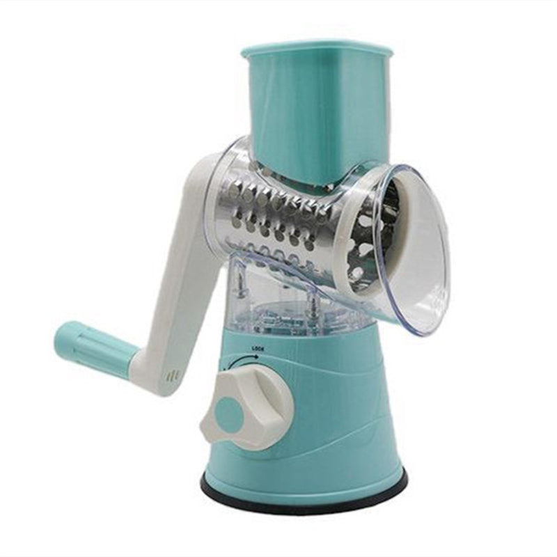 Manual Vegetable Cutter with Hand Crank | Kitchen Slicer Tool
