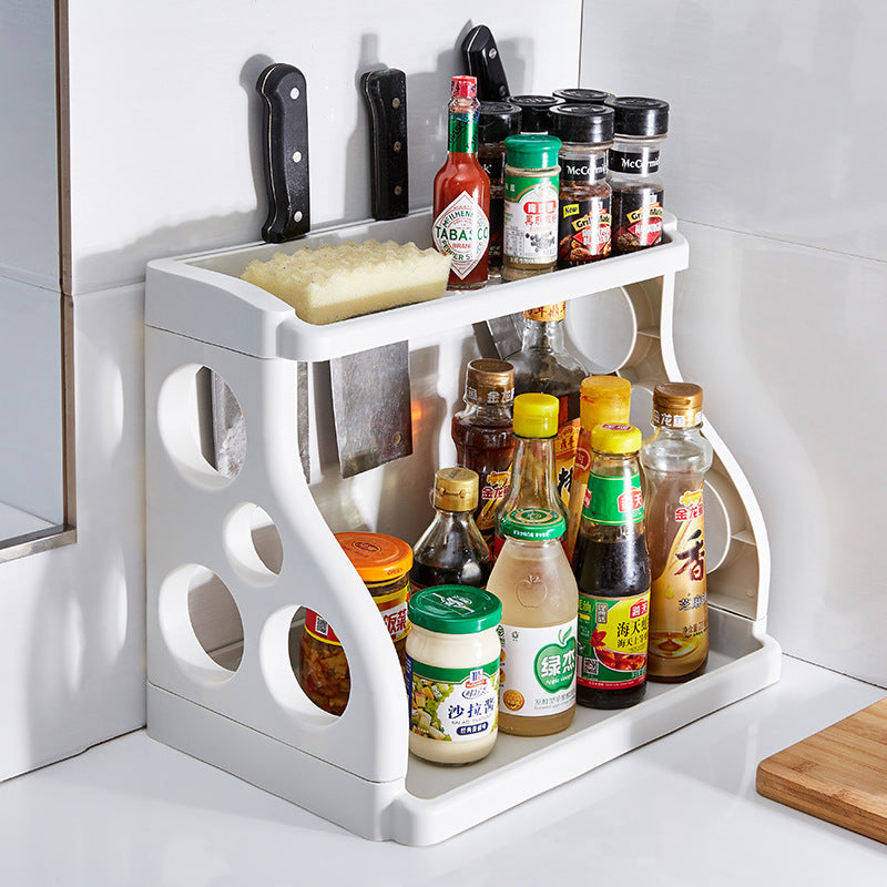 Multi-Layer Kitchen Storage Rack | Countertop Organizer Shelf
