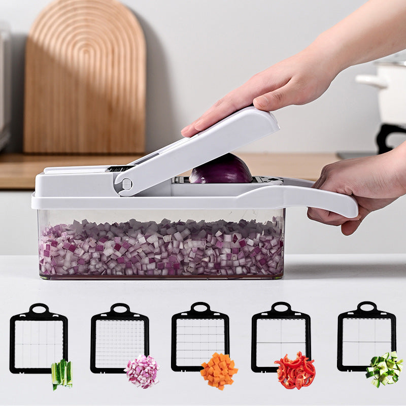 Vegetable Chopper & Slicer Set | Multi-Piece Kitchen Cutter