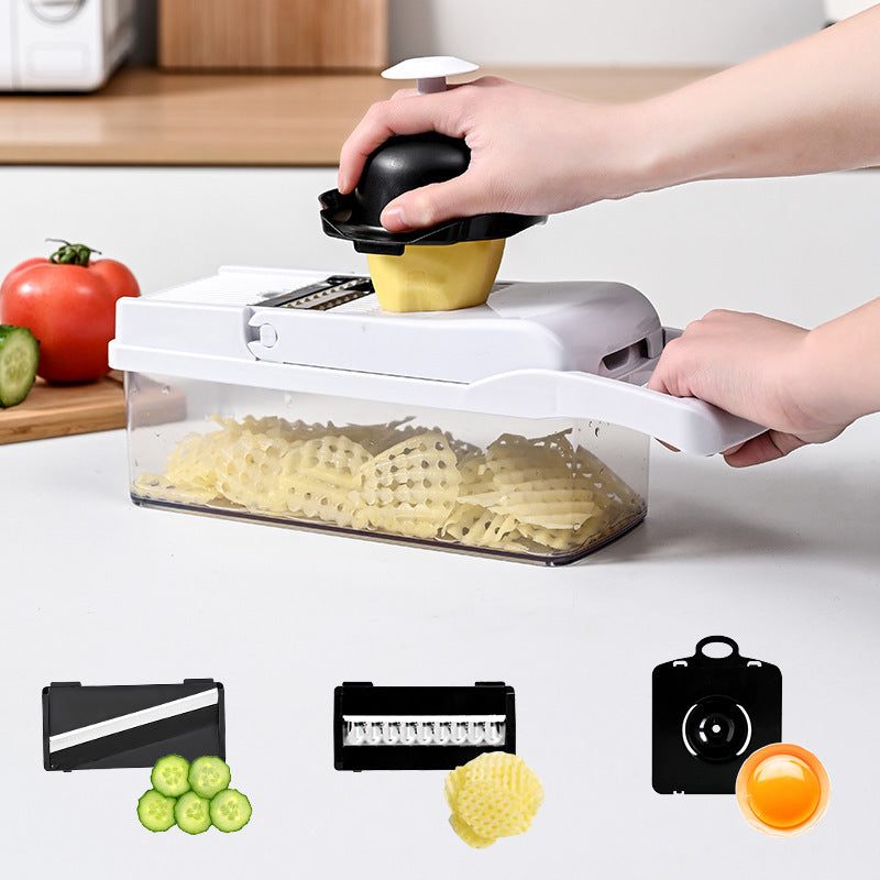 Vegetable Chopper & Slicer Set | Multi-Piece Kitchen Cutter