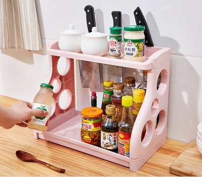 Multi-Layer Kitchen Storage Rack | Countertop Organizer Shelf
